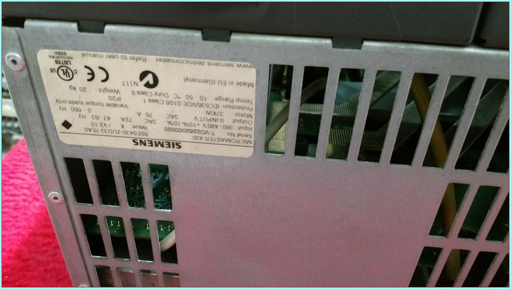 SIEMENS 6SE6430-2UD33-7EA0 6SE6430-2UD33-0DA0 MICROMASTER 430 37 KW 75A SÜRÜCÜ