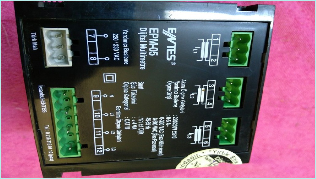 ENTES EPM-05 EPM 05 EPM05 DIGITAL MULTIMETER