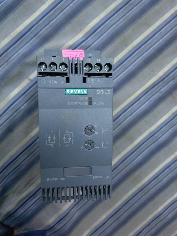 SIEMENS 3RW3038-1BB14 37 KW SOFTSTARTER 37KW YUMUŞAK YOL VERME