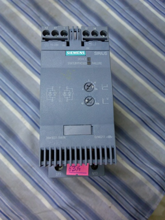 SIEMENS 3RW3038-1BB14 37 KW SOFTSTARTER 37KW YUMUŞAK YOL VERME