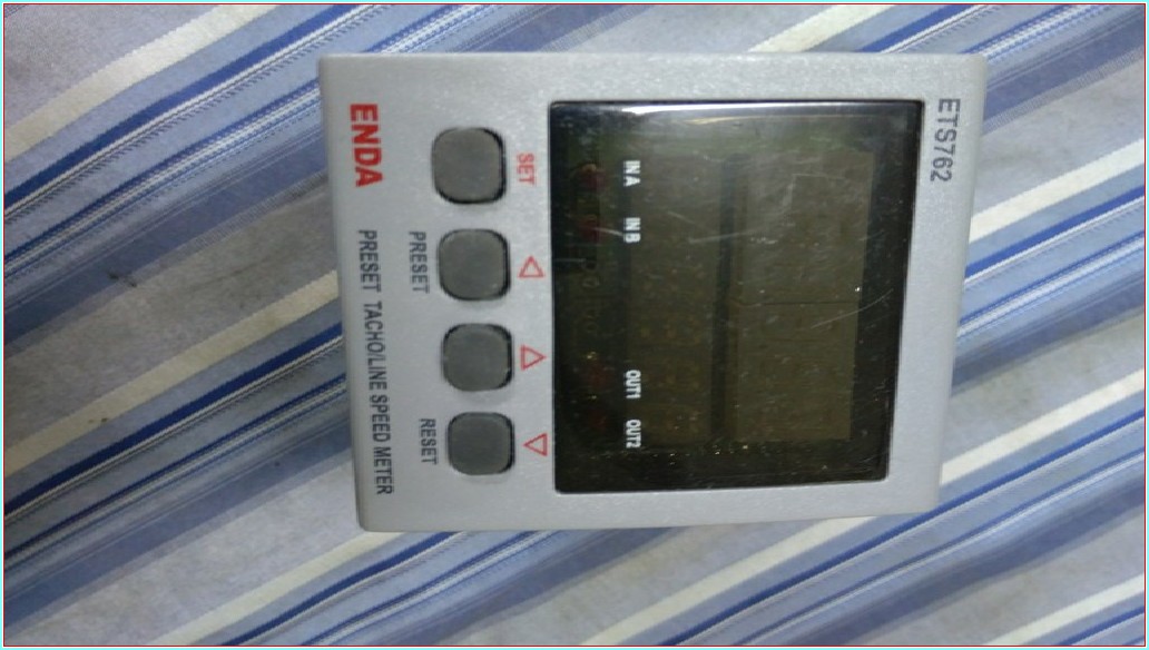 ENDA ETS762-230VAC ETS762 PRESET TACHO LINE SPEED METER KONTROL PANELİ ETS 762