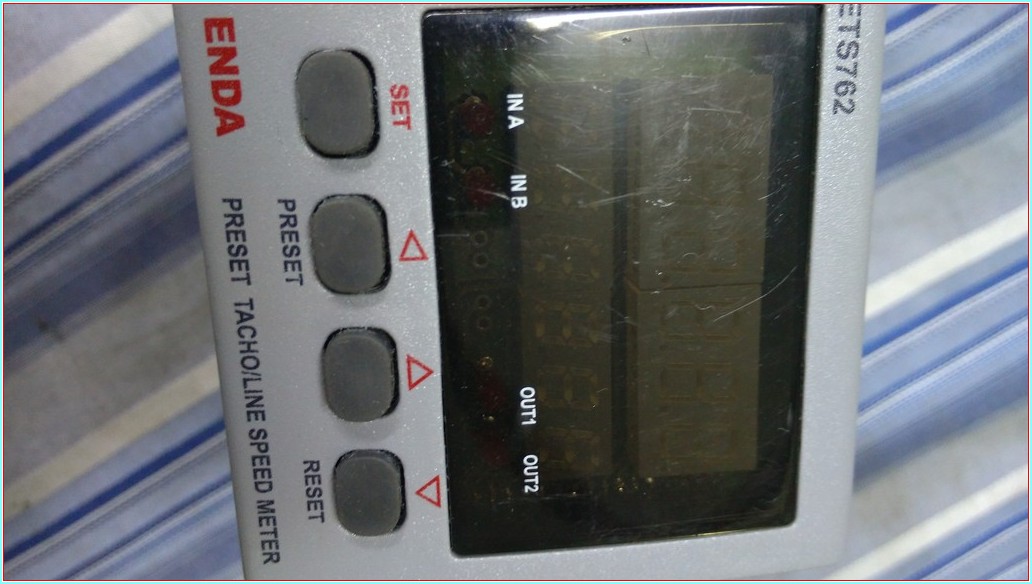 ENDA ETS762-230VAC ETS762 PRESET TACHO LINE SPEED METER KONTROL PANELİ ETS 762