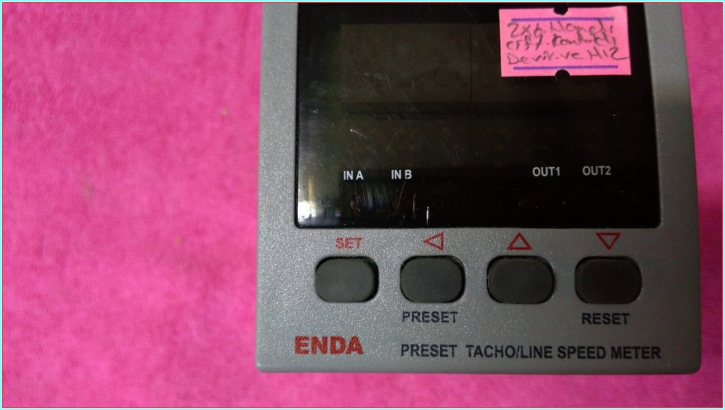 ENDA ETS762-230VAC ETS762 PRESET TACHO LINE SPEED METER KONTROL PANELİ ETS 762