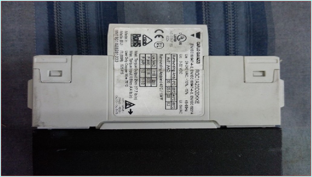 CARLO GAVAZZI RGC1A23D20KKE 0,37KW KATI HAL RÖLESİ