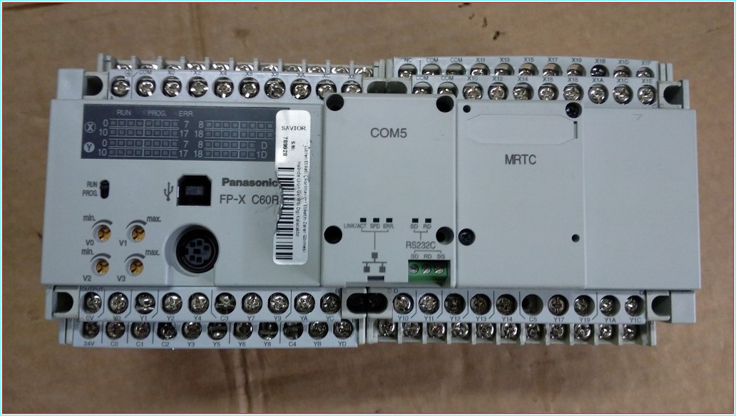 PANASONİC FP-X C60 CONTROL UNIT AFPX-C60R PLC