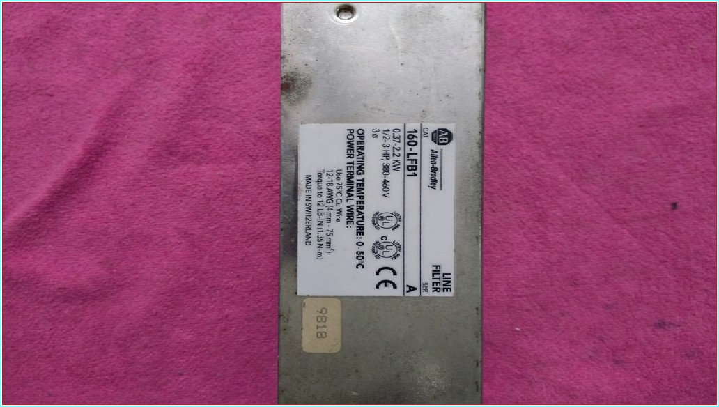 ALLEN BRADLEY 160-LFB1 2,2KW GÜÇ HATTI FİLTRESİ