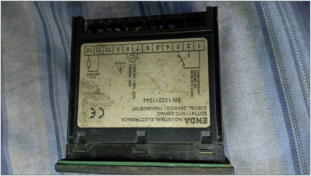 ENDA EDT1411-NTC-230VAC DIGITAL DEFROST THERMOSTAT