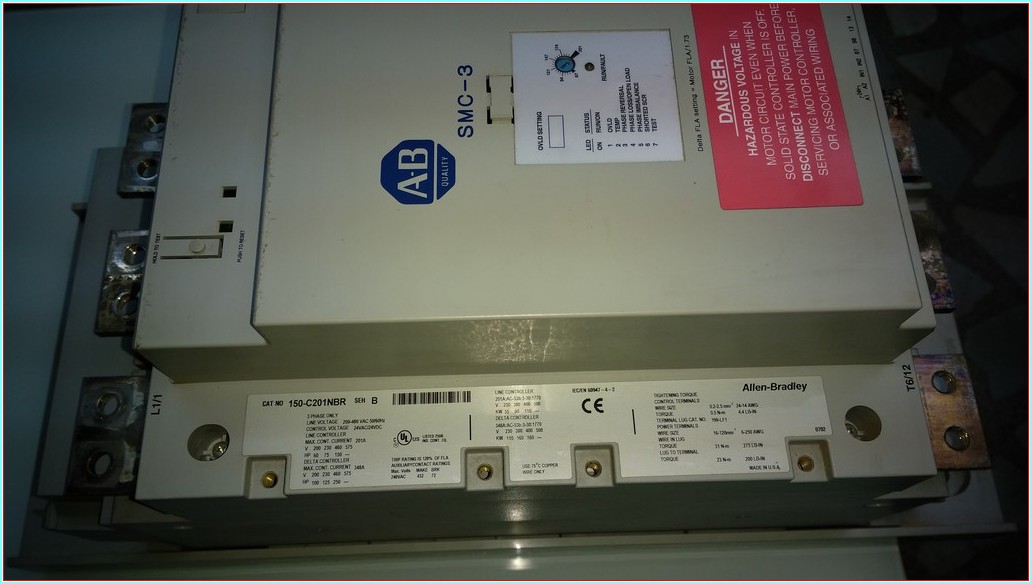 ALLEN BRADLEY SMC-3 150-C201NBR 160KW YUMUŞAK YOL VERME SOFTSTARTER