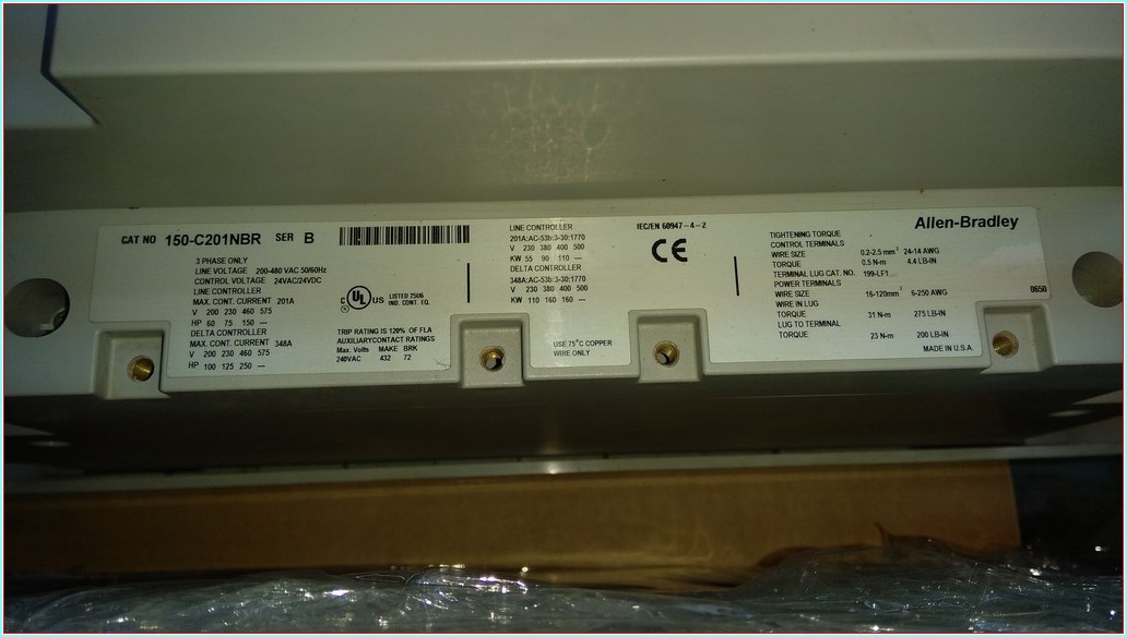ALLEN BRADLEY SMC-3 150-C201NBR 160KW YUMUŞAK YOL VERME SOFTSTARTER