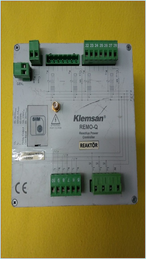 KLEMSAN REMO-Q REAKTİF GÜÇ KONTROL RÖLESİ