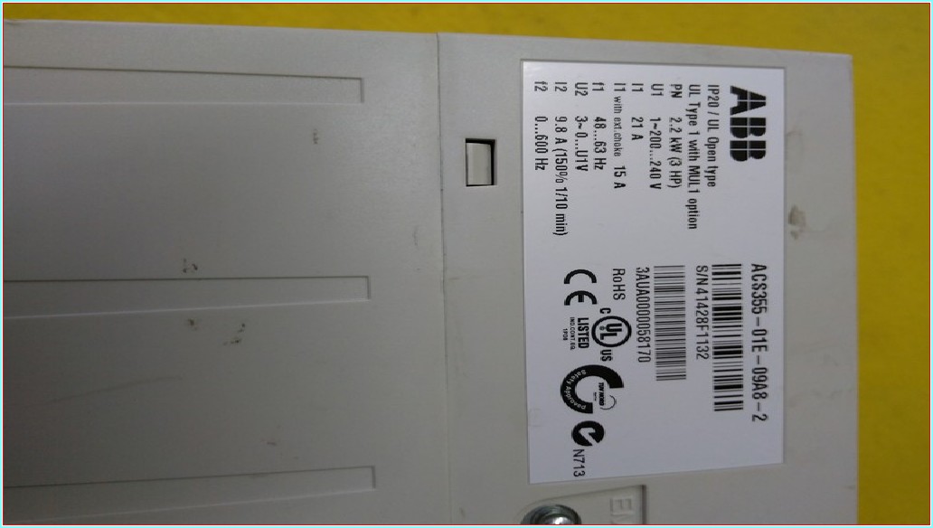 ABB ACS355-01E-09A8-2 2,2KW 9,8A SÜRÜCÜ