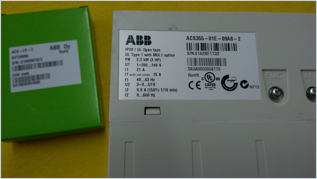 ABB ACS355-01E-09A8-2 2,2KW 9,8A SÜRÜCÜ