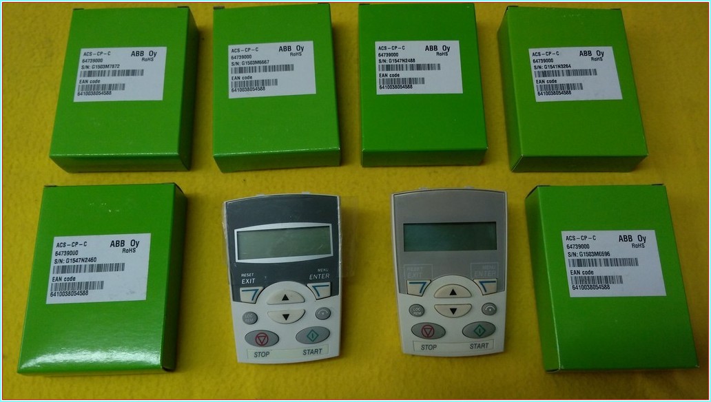 ABB ACS-CP-C ACS ACS550 KONTROL PANELİ TUŞ TAKIMI SIFIR KUTULU KEYPAD
