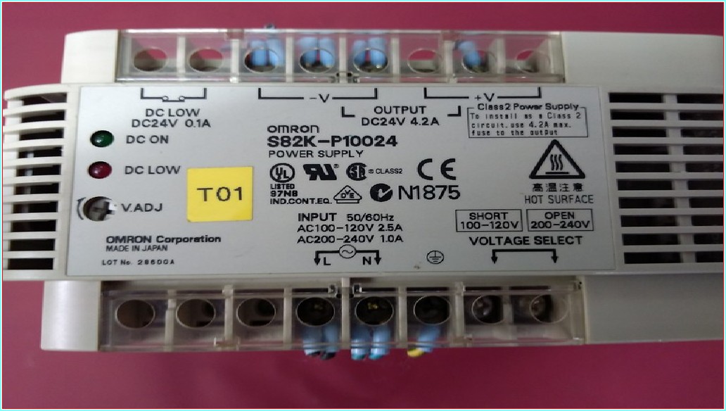 OMRON S82K-P10024 4,2A GÜÇ KAYNAĞI