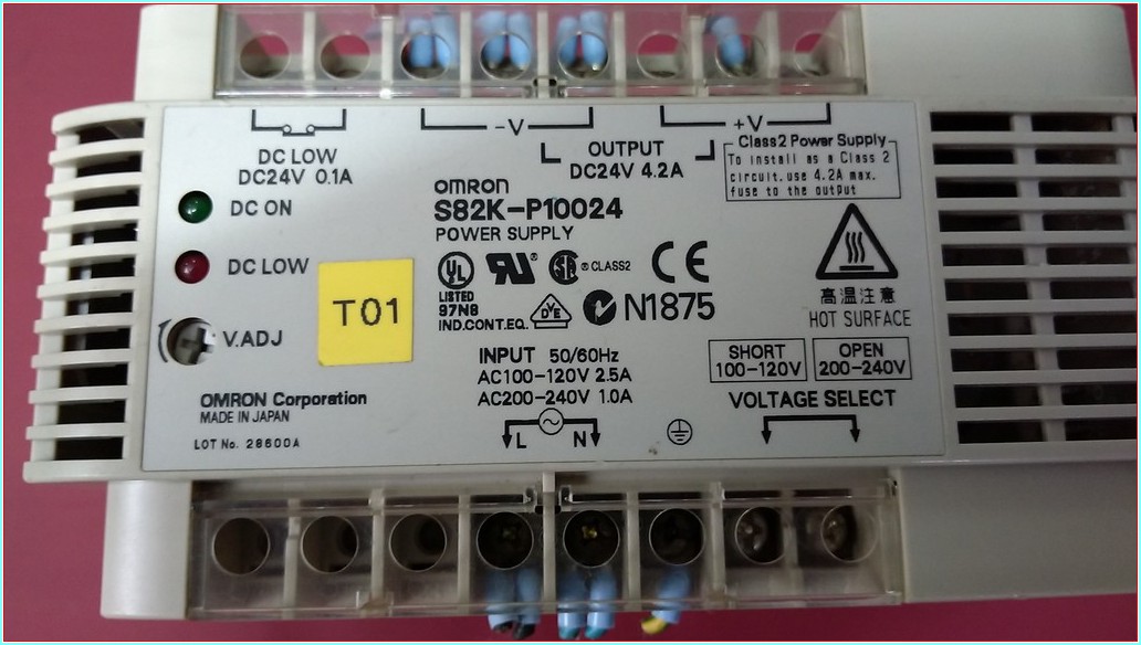OMRON S82K-P10024 4,2A GÜÇ KAYNAĞI