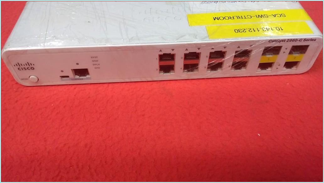 CISCO CATALYST 2960-C SWİTCH 8 FE 2 X DUAL UPLİNK LAN B SWİTCH 8 PORT