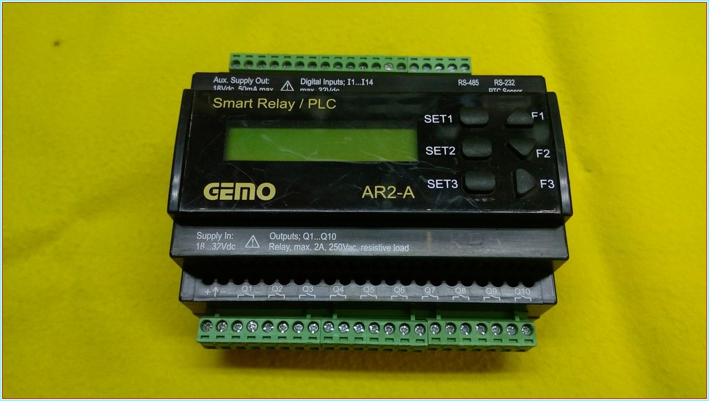 GEMO AR2-A-24VDC-14D SMART RELAY/PLC ARA2-A PLC