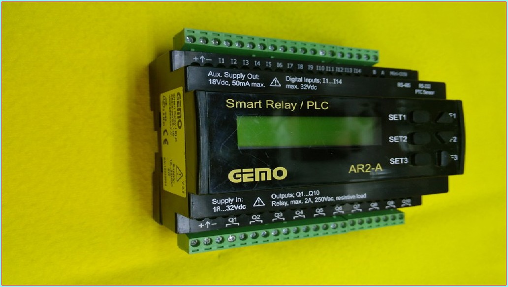 GEMO AR2-A-24VDC-14D SMART RELAY/PLC ARA2-A PLC