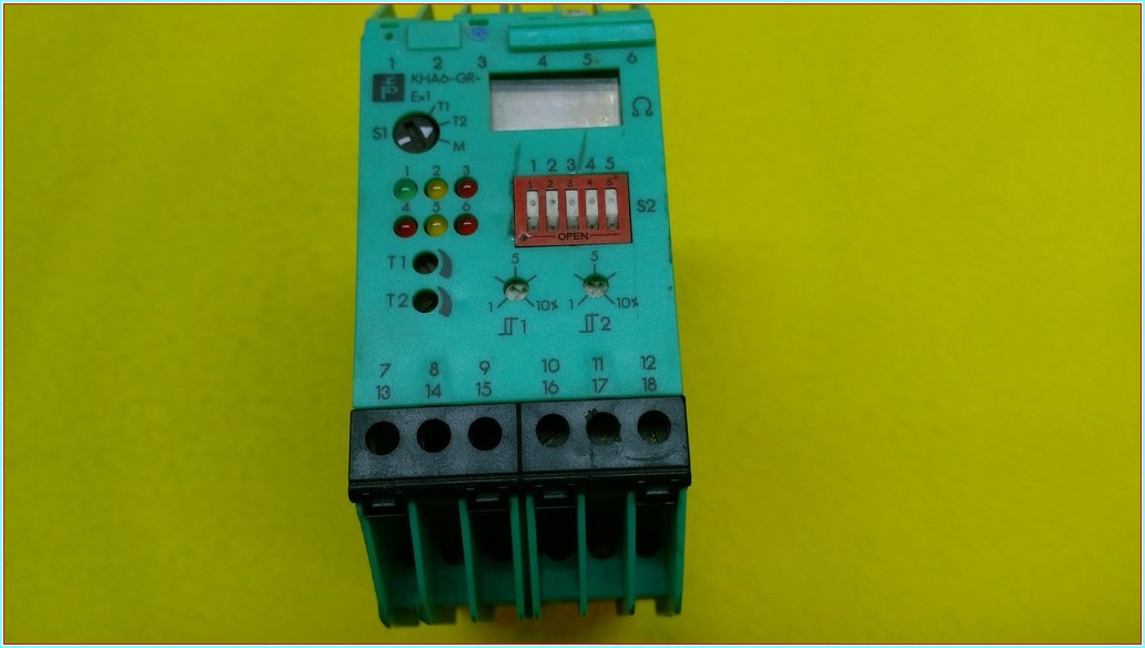 PEPPERL FUCHS KHA6-GR-EX1 EMNİYET RÖLESİ