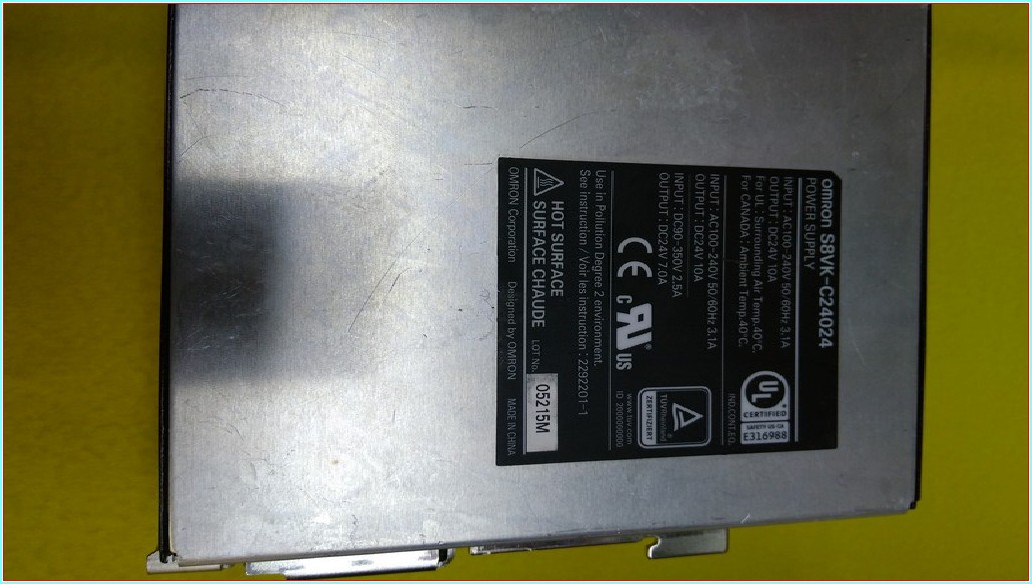 OMRON S8VK-C24024 24VDC 10A SIFIR KUTULU GÜÇ KAYNAĞI