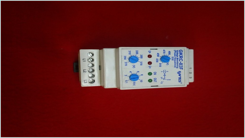 ENTES GKRC-03F GERİLİM KORUMA RÖLESİ