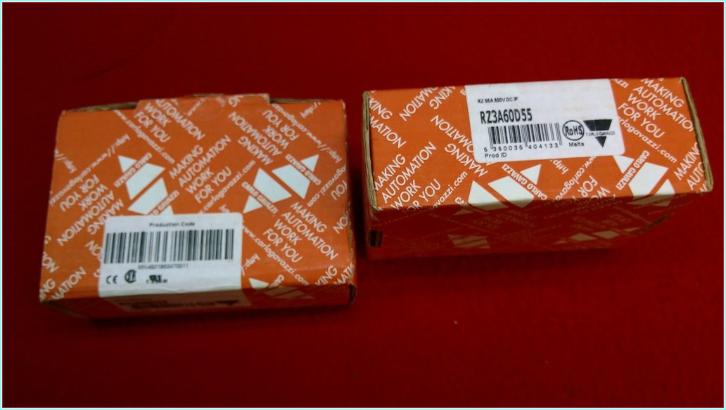 CARLO GAVAZZI RZ3A60D55 55A SIFIR KUTULU KATI HAL RÖLESİ