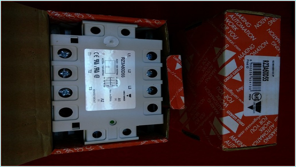 CARLO GAVAZZI RZ3A60D55 55A SIFIR KUTULU KATI HAL RÖLESİ