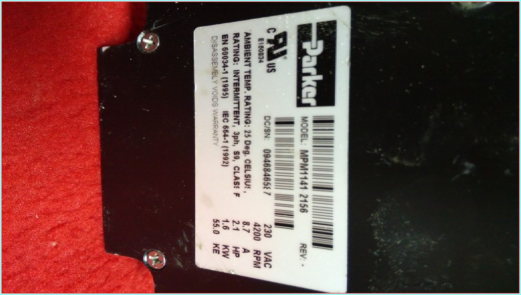 HAUSER HBV 5000 HBV5000 SERVO SÜRÜCÜ VE MOTOR İLE BİRLİKTE (PARKER) SIFIR SERVO SÜRÜCÜ TAKIM