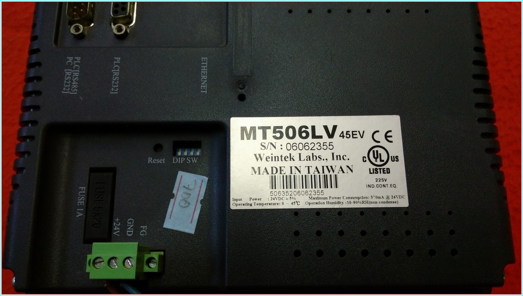 WEİNTEK MT506LV 45EV HMI TOUCH PANEL DOKUNMATİK OPERATÖR PANEL