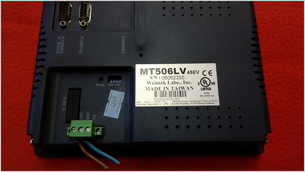 WEİNTEK MT506LV 45EV HMI TOUCH PANEL DOKUNMATİK OPERATÖR PANEL
