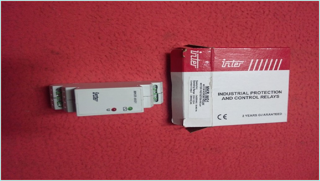 İNTER MKR-W01 SIFIR KUTULU RAY TİPİ MOTOR KORUMA
