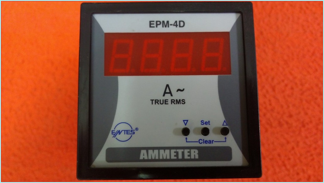 ENTES EPM-4D EPM 4D EPM4D 72*72 SIFIR KUTULU DİJİTAL AMPERMETRE