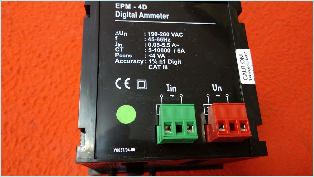 ENTES EPM-4D EPM 4D EPM4D  EPM 96*96 SIFIR KUTULU DİJİTAL AMPERMETRE