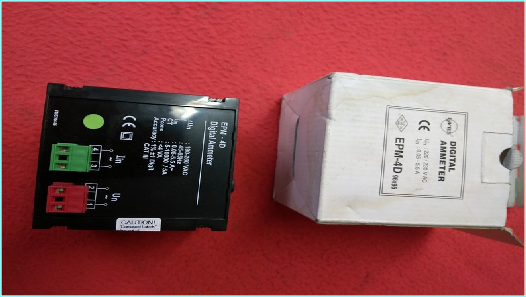 ENTES EPM-4D EPM 4D EPM4D  EPM 96*96 SIFIR KUTULU DİJİTAL AMPERMETRE