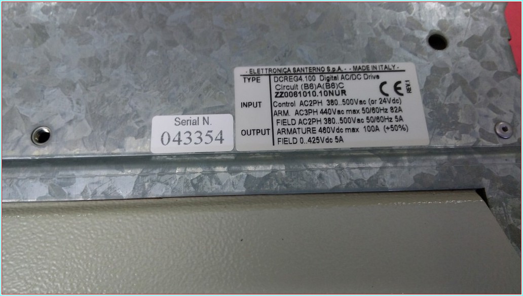 ELETTRONICA SANTERNO DCREG4.100 100A DC SÜRÜCÜ
