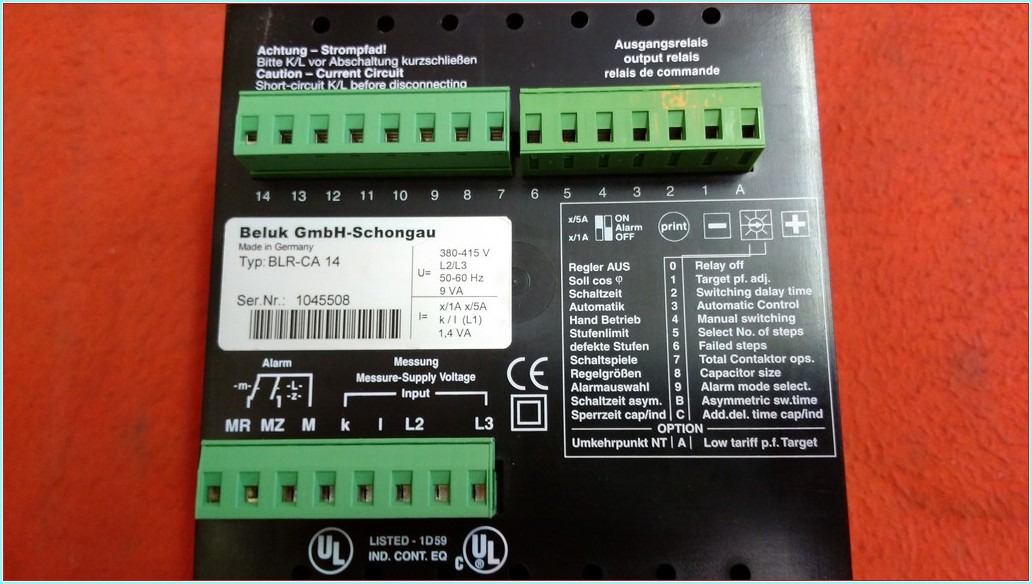 BELUK BLR-CA-14 POWER QUALITY SIFIR KUTULU GÜÇ FAKTÖRÜ KONTROL RÖLESİ