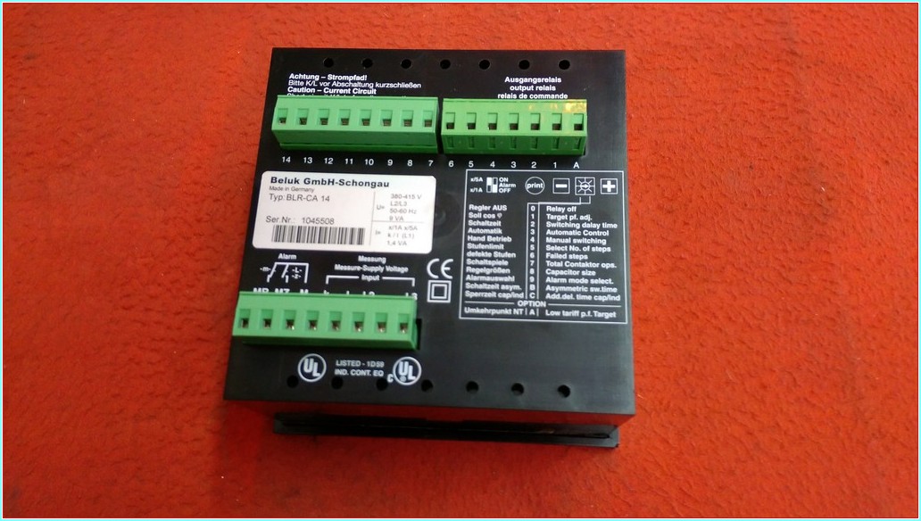 BELUK BLR-CA-14 POWER QUALITY SIFIR KUTULU GÜÇ FAKTÖRÜ KONTROL RÖLESİ