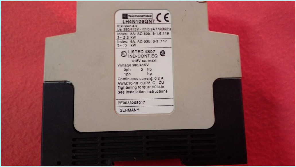 TELEMECANİQUE LH4N106QN7 2,2KW YUMUŞAK YOL VERME SOFSTARTER