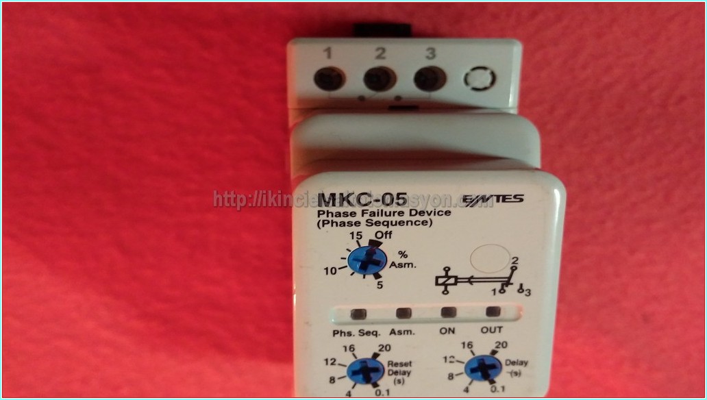 ENTES MKC-05 MKC 05 MKC05 M3977 MOTOR VE FAZ KORUMA
