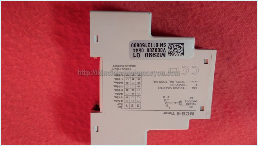ENTES MCB-9 ÇOK FONKSİYONLU ZAMAN RÖLESİ