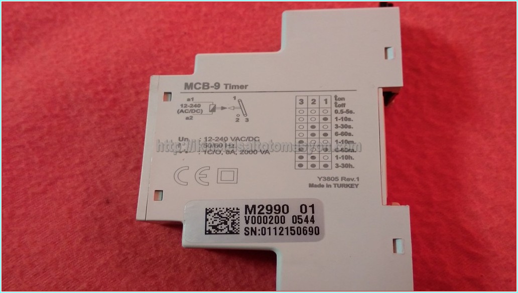 ENTES MCB-9 ÇOK FONKSİYONLU ZAMAN RÖLESİ