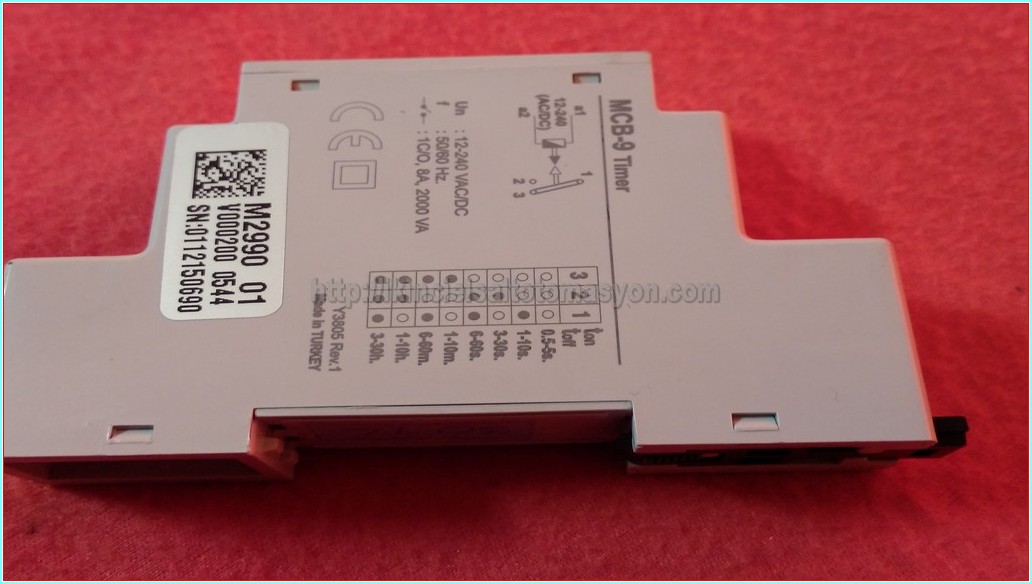 ENTES MCB-9 ÇOK FONKSİYONLU ZAMAN RÖLESİ