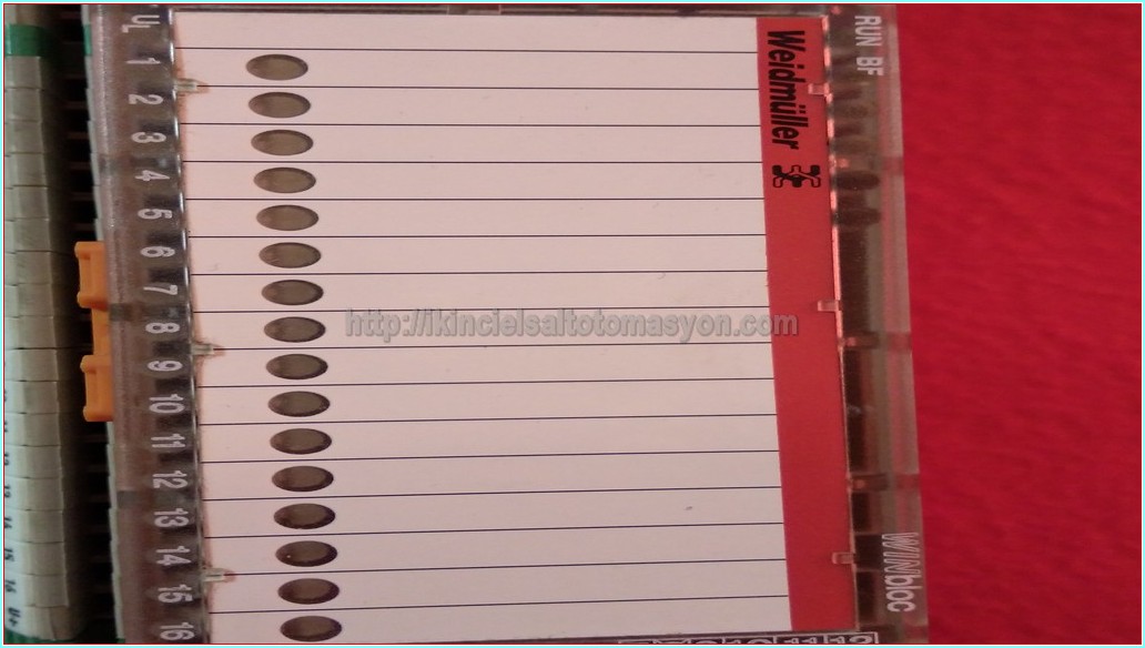 WEİDMÜLLER CAN 8DO R NO 830724 PLC EK MODÜL
