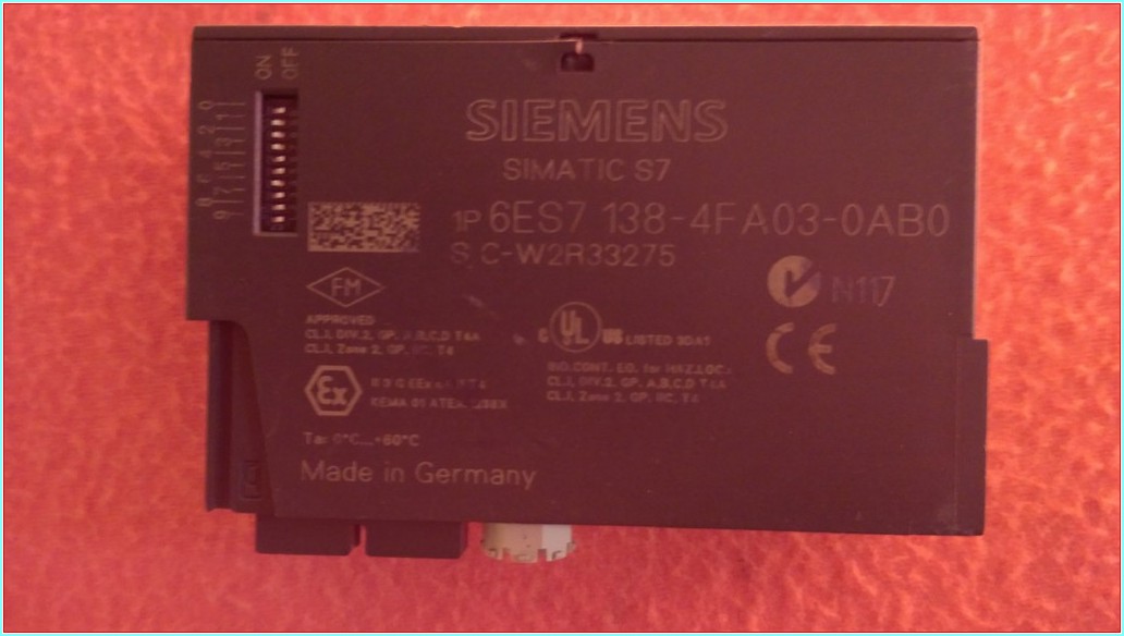 SIEMENS 6ES7 138-4FA03-0AB0 6ES7138-4FA03-0AB0 PROFISAFE MODÜL