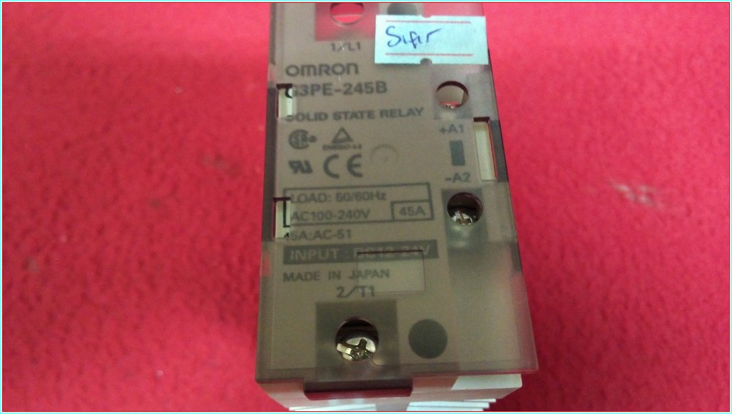 OMRON G3PE-245B AC100-240V 45A KATI HAL RÖLESİ SIFIR KUTUSUZ  SSR RÖLE