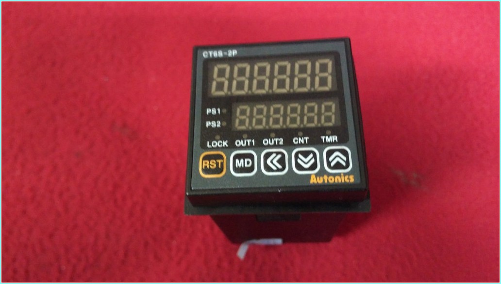 AUTONİCS CT6S-2P4T COUNTER-TIMER 110-220VAC 48X48 ZAMAN RÖLESİ DİJİTAL RS485