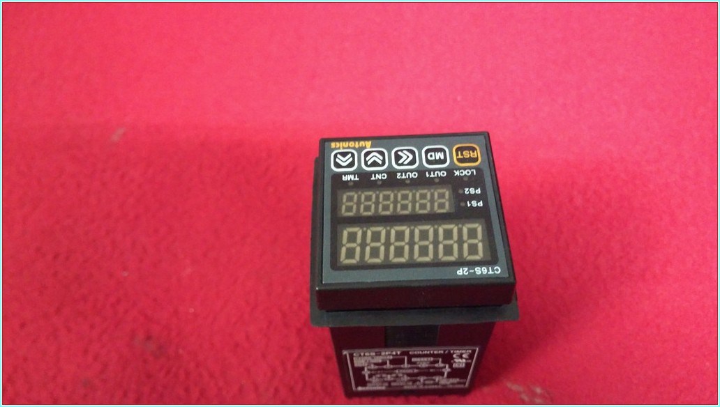 AUTONİCS CT6S-2P4T COUNTER-TIMER 110-220VAC 48X48 ZAMAN RÖLESİ DİJİTAL RS485