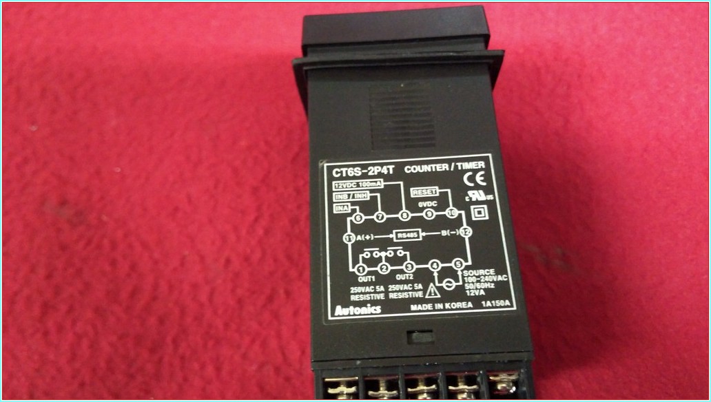AUTONİCS CT6S-2P4T COUNTER-TIMER 110-220VAC 48X48 ZAMAN RÖLESİ DİJİTAL RS485