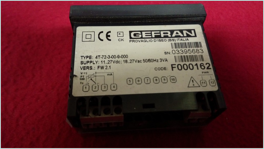 GEFRAN 4T-72-3-00-9-000 18-27VAC 50-60HZ 3VA ISI KONTROL