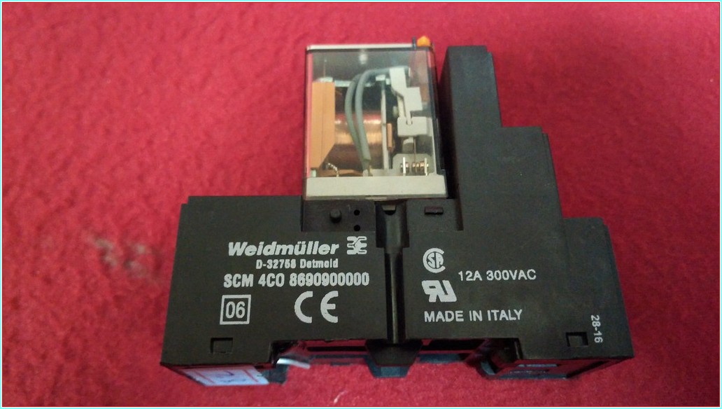 FİNDER 55.34.8.110.0040 110VAC 7A 250V 4 KONTAKLI MİNİ RÖLE